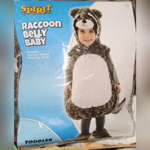Spirit Raccoon Belly Baby Costume - Brown